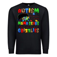 Black autism the journey that turns mama bears Premium Sweatshirt - JahusDesignShop