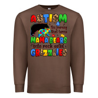 Chestnut autism the journey that turns mama bears Premium Sweatshirt - JahusDesignShop