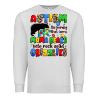Dove Grey autism the journey that turns mama bears Premium Sweatshirt - JahusDesignShop