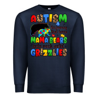 Navy autism the journey that turns mama bears Premium Sweatshirt - JahusDesignShop