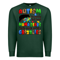 Sports Green autism the journey that turns mama bears Premium Sweatshirt - JahusDesignShop