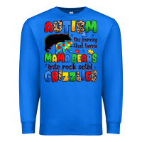 True Royal autism the journey that turns mama bears Premium Sweatshirt - JahusDesignShop