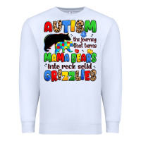 White autism the journey that turns mama bears Premium Sweatshirt - JahusDesignShop