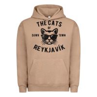 Pigment Burro cats of downtown reykjavik t shirt Urban Hoodie - linhVisuals