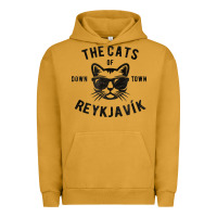 Pigment Peanut Butter cats of downtown reykjavik t shirt Urban Hoodie - linhVisuals