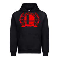 Black super smash bros smash club Urban Hoodie - linhVisuals