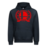 Navy super smash bros smash club Urban Hoodie - linhVisuals