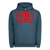 Pigment Midnight Navy super smash bros smash club Urban Hoodie - linhVisuals