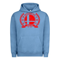 Pigment Pebble Blue super smash bros smash club Urban Hoodie - linhVisuals