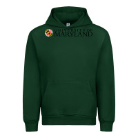 Forest Green University of Maryland, College Park, Urban Hoodie - linhVisuals
