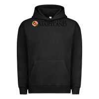 Pigment Black University of Maryland, College Park, Urban Hoodie - linhVisuals
