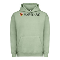 Pigment Oil Green University of Maryland, College Park, Urban Hoodie - linhVisuals
