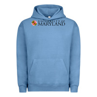 Pigment Pebble Blue University of Maryland, College Park, Urban Hoodie - linhVisuals