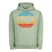 Pigment Oil Green corgi retro vintage 60s 70s sunset dog lovers men women t shirt Urban Hoodie - linhVisuals