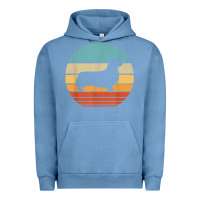 Pigment Pebble Blue corgi retro vintage 60s 70s sunset dog lovers men women t shirt Urban Hoodie - linhVisuals