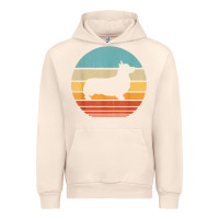 Sandshell corgi retro vintage 60s 70s sunset dog lovers men women t shirt Urban Hoodie - linhVisuals
