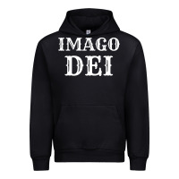 Black imago dei image of god christian t shirt reformed jesus Urban Hoodie - linhVisuals