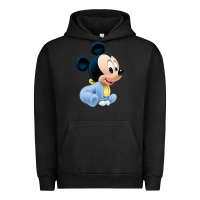 Pigment Black baby micke  mouse Urban Hoodie - linhVisuals