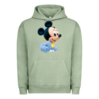 Pigment Oil Green baby micke  mouse Urban Hoodie - linhVisuals