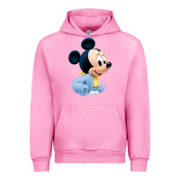 Fuchsia Pink baby micke  mouse Urban Hoodie - linhVisuals