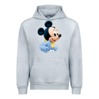 Heather Grey baby micke  mouse Urban Hoodie - linhVisuals