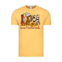 Vintage Mustard Western Lpn Licensed Practical Nurse Vintage Tee - FaDigitalArtStudio
