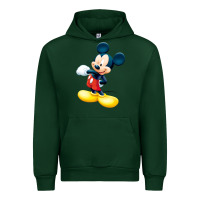 Forest Green micke mouse Urban Hoodie - linhVisuals