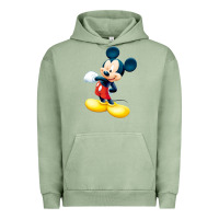 Pigment Oil Green micke mouse Urban Hoodie - linhVisuals