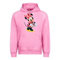 Fuchsia Pink minni mouse Urban Hoodie - linhVisuals