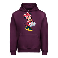 Mauve Wine minni mouse Urban Hoodie - linhVisuals