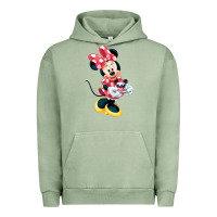 Pigment Oil Green minni mouse Urban Hoodie - linhVisuals