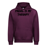Mauve Wine padel is my therapy Urban Hoodie - linhVisuals