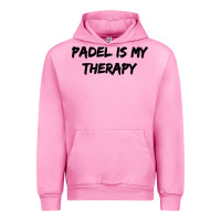 Fuchsia Pink padel is my therapy Urban Hoodie - linhVisuals