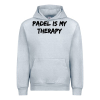 Heather Grey padel is my therapy Urban Hoodie - linhVisuals