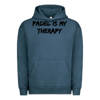 Pigment Midnight Navy padel is my therapy Urban Hoodie - linhVisuals