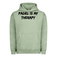 Pigment Oil Green padel is my therapy Urban Hoodie - linhVisuals