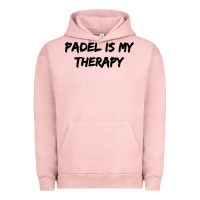 Pigment Salmon padel is my therapy Urban Hoodie - linhVisuals