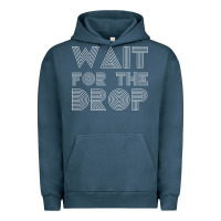 Pigment Midnight Navy retro edm wait for the drop house dj trance wash t shirt Urban Hoodie - linhVisuals