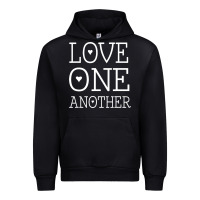 Black love one another jesus quote christian t shirt Urban Hoodie - linhVisuals
