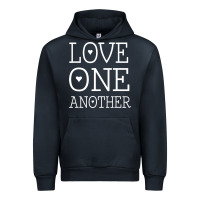 Navy love one another jesus quote christian t shirt Urban Hoodie - linhVisuals