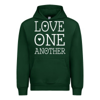 Forest Green love one another jesus quote christian t shirt Urban Hoodie - linhVisuals