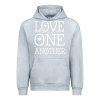 Heather Grey love one another jesus quote christian t shirt Urban Hoodie - linhVisuals