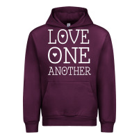 Mauve Wine love one another jesus quote christian t shirt Urban Hoodie - linhVisuals