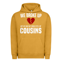 Pigment Peanut Butter we broke up still cousins funny redneck break up gag joke t shirt Urban Hoodie - linhVisuals