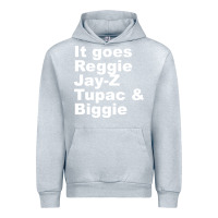 Heather Grey it goes reggie jay Urban Hoodie - linhVisuals