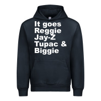 Navy it goes reggie jay Urban Hoodie - linhVisuals