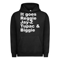 Pigment Black it goes reggie jay Urban Hoodie - linhVisuals