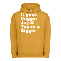 Pigment Peanut Butter it goes reggie jay Urban Hoodie - linhVisuals