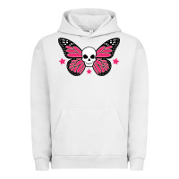 Pigment Lunar Rock butterfly skull Urban Hoodie - linhVisuals