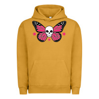 Pigment Peanut Butter butterfly skull Urban Hoodie - linhVisuals